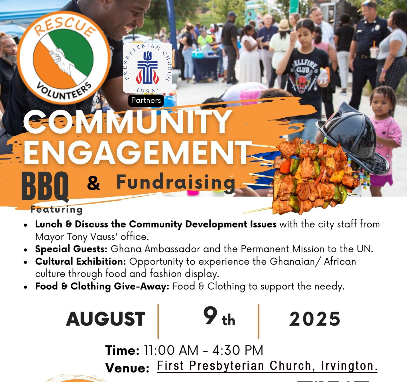 Rescu BBQ Flyer (5 x 7 in) - 1